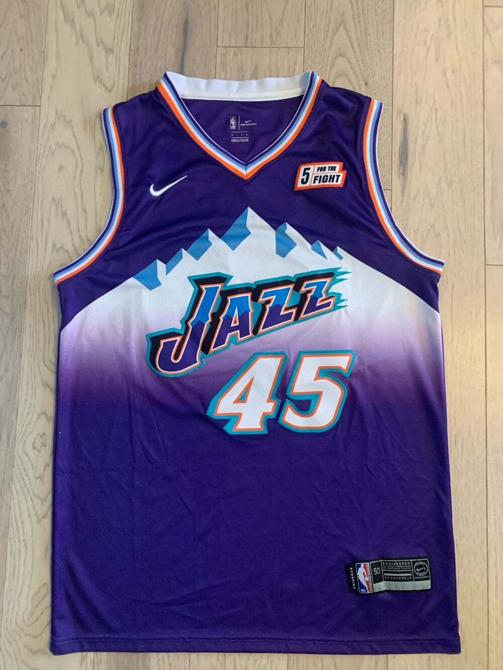 Nike Donovan Mitchell Utah Jazz Classic Edition Swingman Jersey Size 50 L